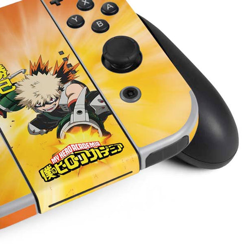 My Hero Academia Katsuki Bakugo Season 4 Nintendo Switch OLED (2021) Skin